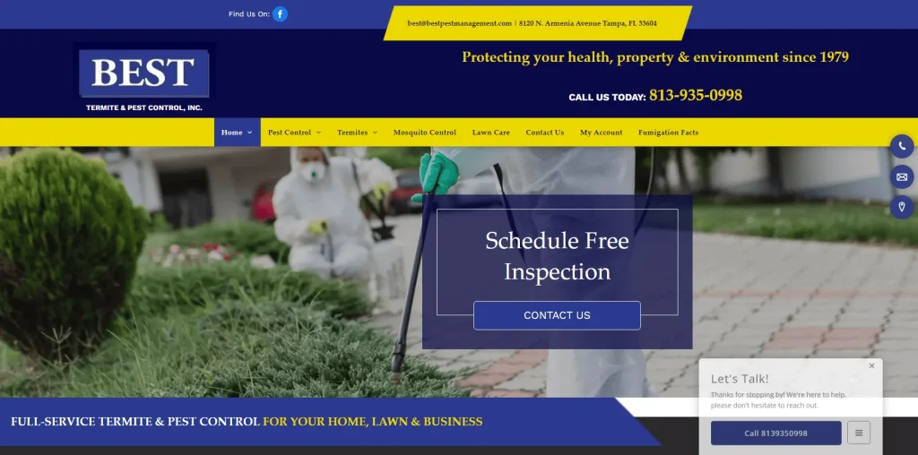 Best Pest and Termite Control Homepage