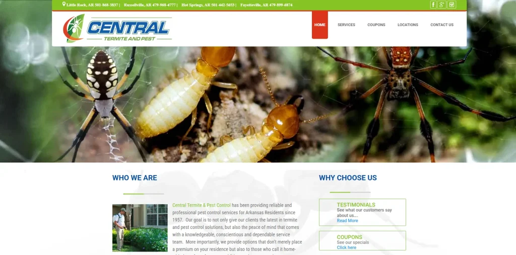 Central Termite and Pest Homepage